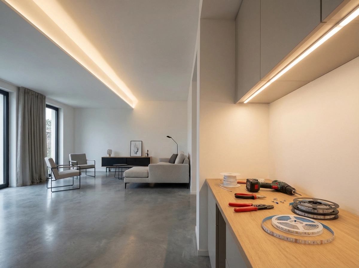 Montaż oświetlenia LED: klucz do nowoczesności