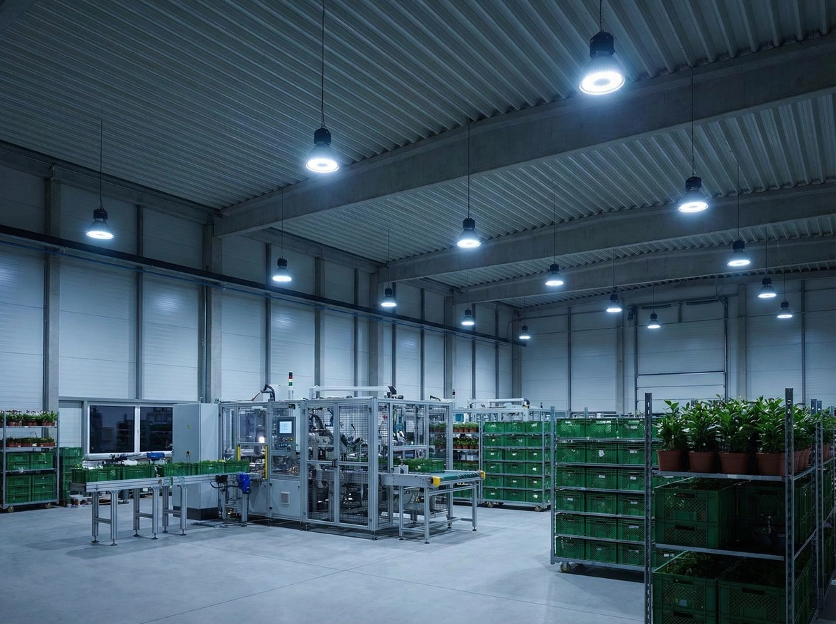 Oświetlenie przemysłowe LED: Efektywność i ekologia