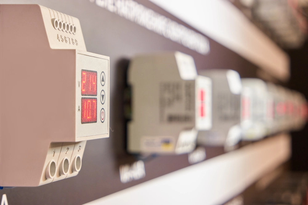 Cyfrowy moduł pomiarowy napięcia i prądu zamontowany na szynie DIN – Pomiary powykonawcze